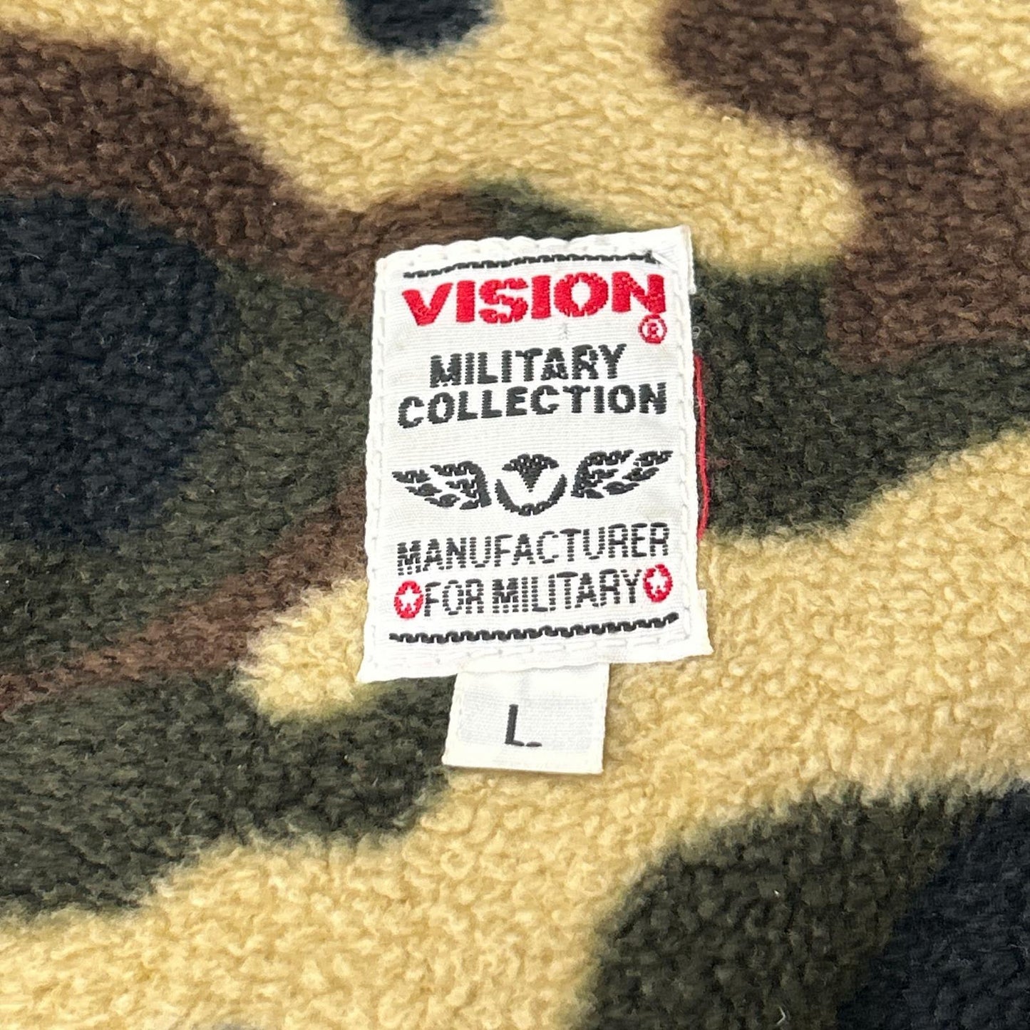 VINTAGE ヴィンテージ 【VISION STREET WEAR】カーキ MILITARY COLLECTION ナイロンアノラックジャケット ジャケット