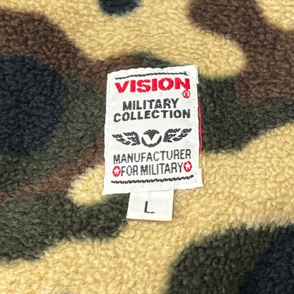 VINTAGE ヴィンテージ 【VISION STREET WEAR】カーキ MILITARY COLLECTION ナイロンアノラックジャケット ジャケット