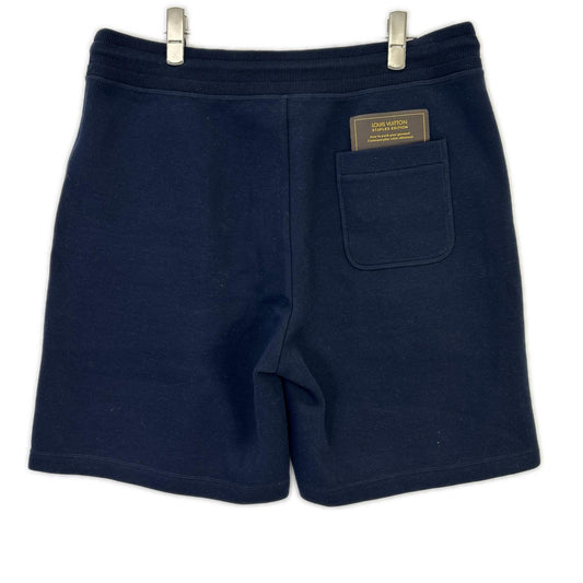 LOUIS VUITTON ルイヴィトン RM221Q JUJ HJY44W ネイビー ダブルフェイススウェットハーフパンツ ボトムス