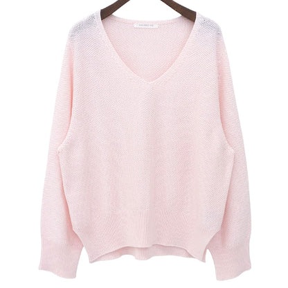 GALERIE VIE ギャルリーヴィー 美品 コットンカノコ Vネック プルオーバー トップス レディース ピンク F 25年 23025102014 トップス