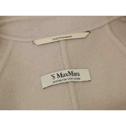 S MaxMara エスマックスマーラ 【美品/国内正規】301401275 CUCITO A MANO ウール ベルト付 ロング コート