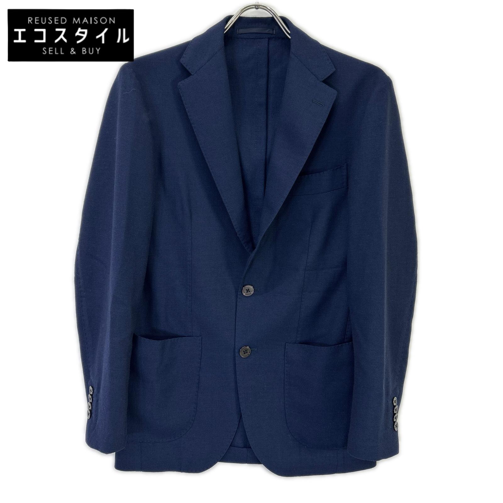 Brilla per il gusto ブリッラ ペル イル グスト ネイビー DORMEUIL ウール ホップサック ライトジャケット ジャケット