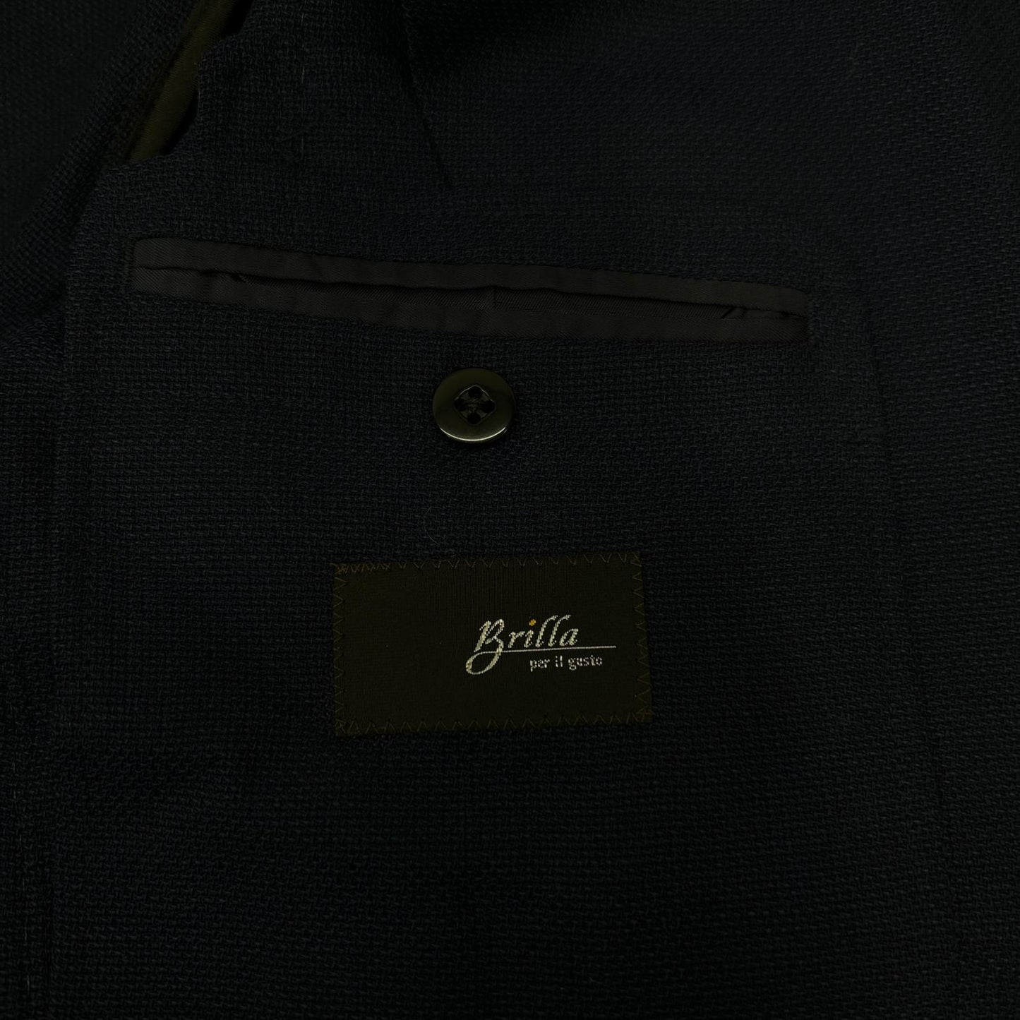 Brilla per il gusto ブリッラ ペル イル グスト ネイビー DORMEUIL ウール ホップサック ライトジャケット ジャケット