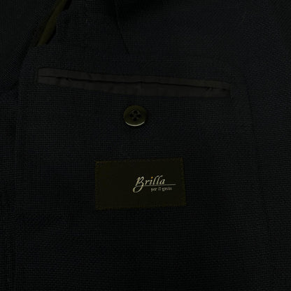 Brilla per il gusto ブリッラ ペル イル グスト ネイビー DORMEUIL ウール ホップサック ライトジャケット ジャケット
