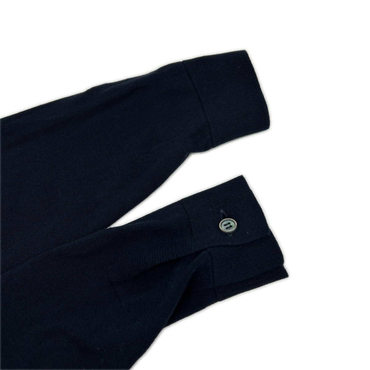 FILIPPO DE LAURENTIIS フィリッポ・デ・ローレンティス 6110-PL1MLPAR20 ネイビー コットン ニット 長袖 ポロシャツ トップス