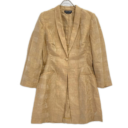 GIORGIOARMANI ジョルジオアルマーニ 625403 ベージュ リネン テーラードジャケット ジャケット