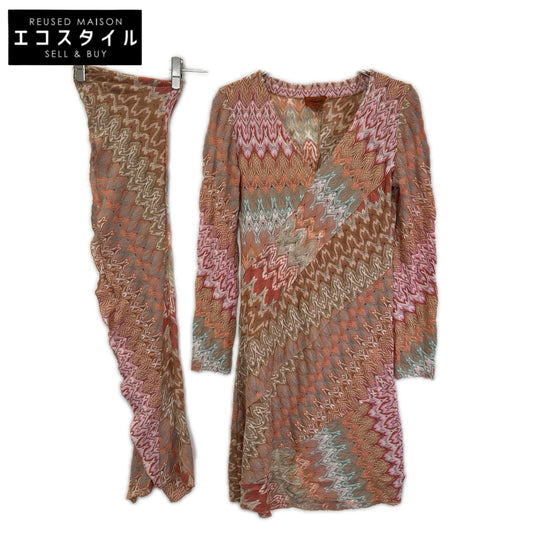 MISSONI ミッソーニ オレンジ レーヨンウール チュニック ワンピース ワンピース