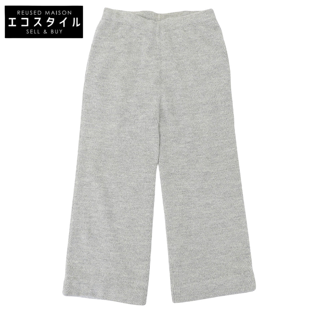 ROYAL ALPACA ロイヤルアルパカ アルパカ ニット パンツ ボトムス レディース グレー L ボトムス