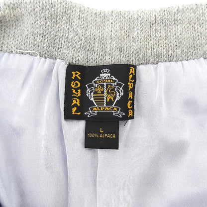 ROYAL ALPACA ロイヤルアルパカ アルパカ ニット パンツ ボトムス レディース グレー L ボトムス