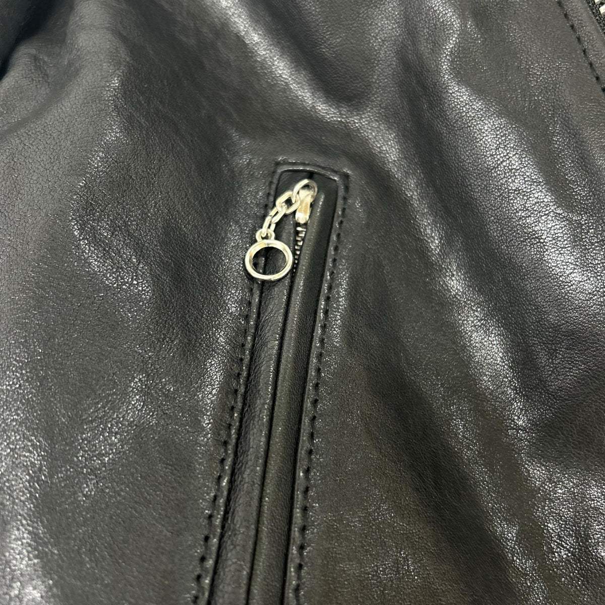 schott ショット 3191054 Black REMIRELIEF Uncutbound Leather Riders Jacket
