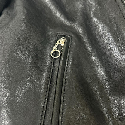 schott ショット 3191054 Black REMIRELIEF Uncutbound Leather Riders Jacket