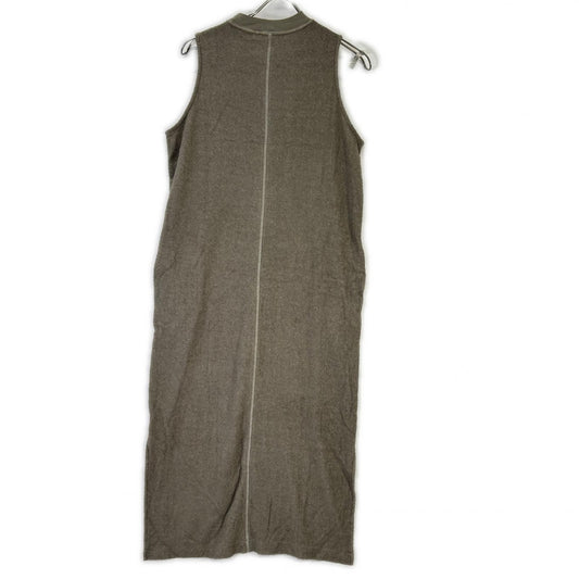 three dots スリードッツ グレージュ DP5001Y Double pile tank dress ワンピース