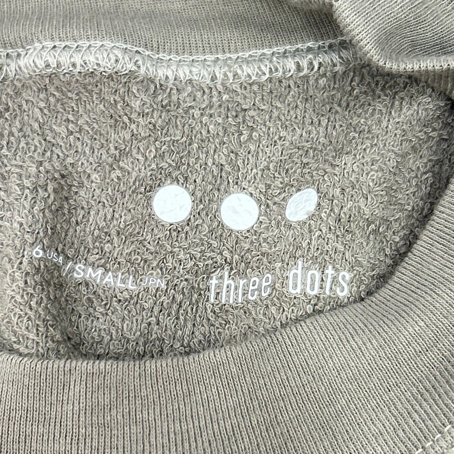 three dots スリードッツ グレージュ DP5001Y Double pile tank dress ワンピース