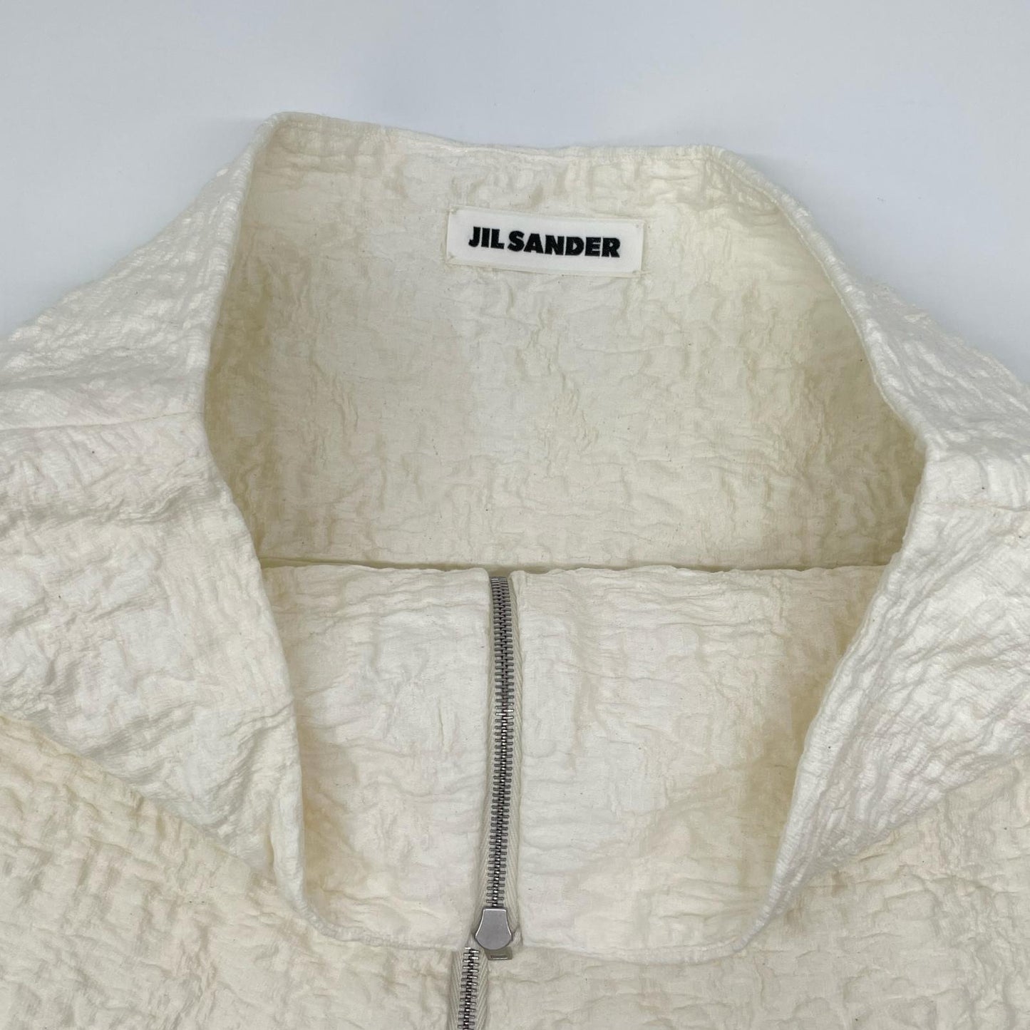 JILSANDER ジルサンダー ホワイト 24SS J02MA0174 J20138 ジャガード ジップスカート スカート