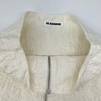 JILSANDER ジルサンダー ホワイト 24SS J02MA0174 J20138 ジャガード ジップスカート スカート