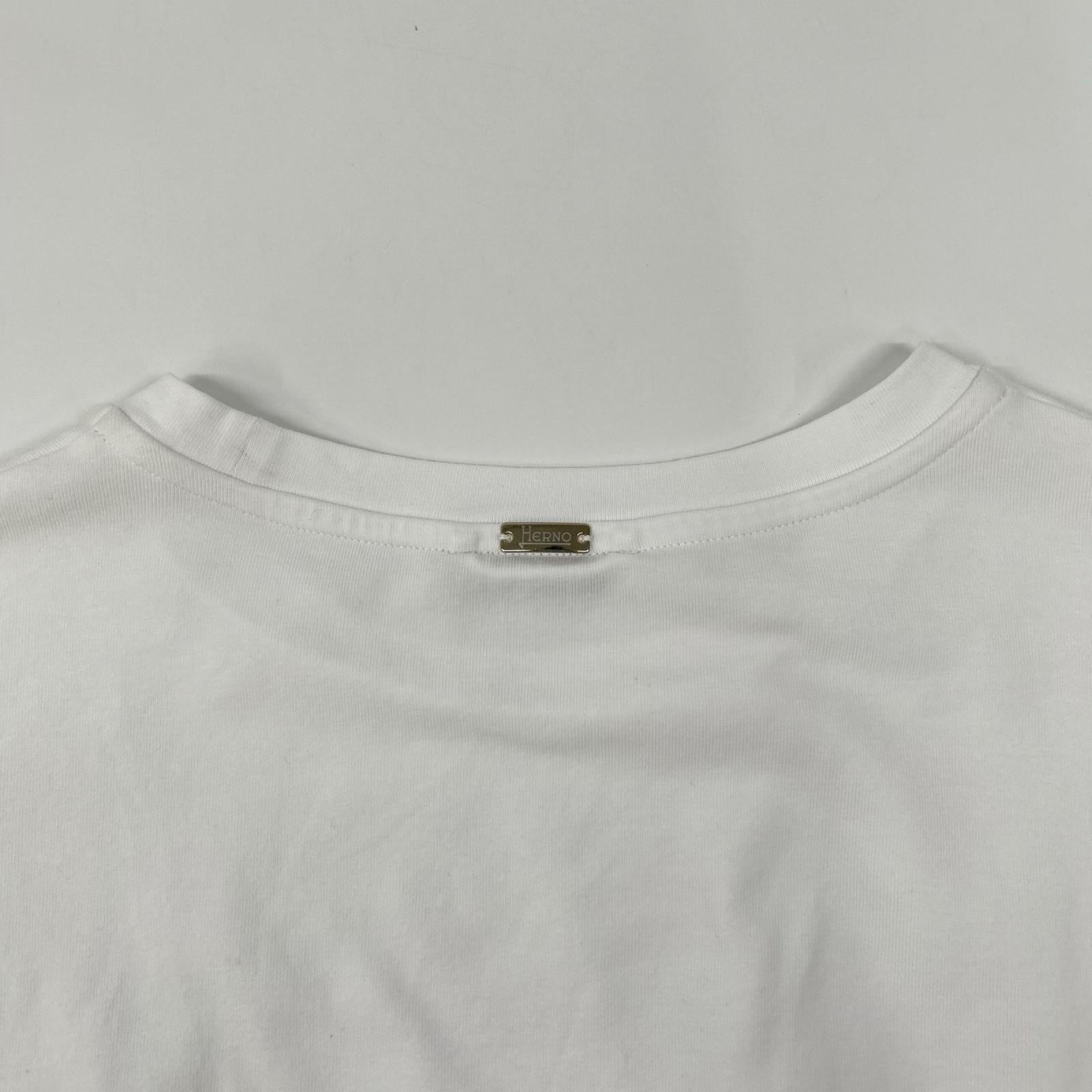 HERNO ヘルノ ホワイト 49551-44185-1 ドローストリング ノースリーブカットソー トップス