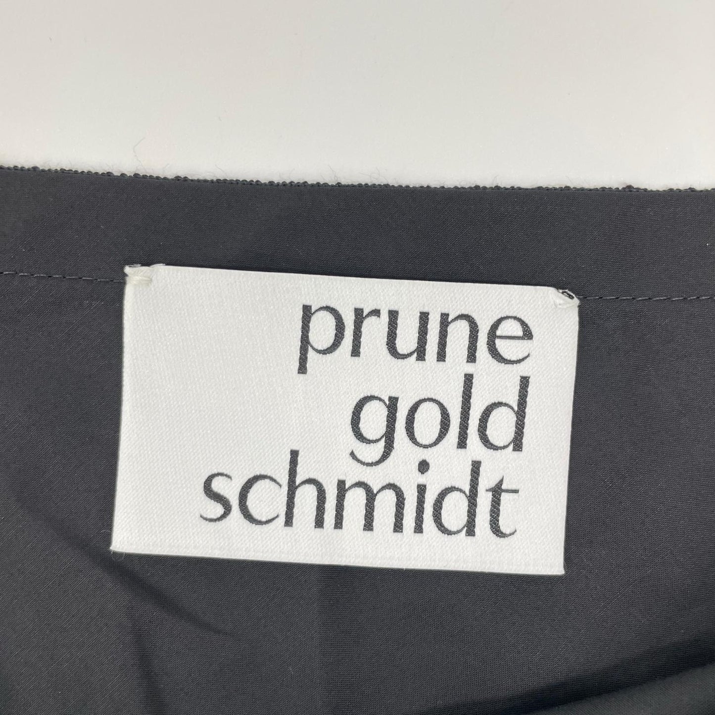 PRUNE GOLD SCHMIDT プルーンゴールドシュミット ブラック PGSS25SKI004 コットン RUFFLES MID SKIRT スカート