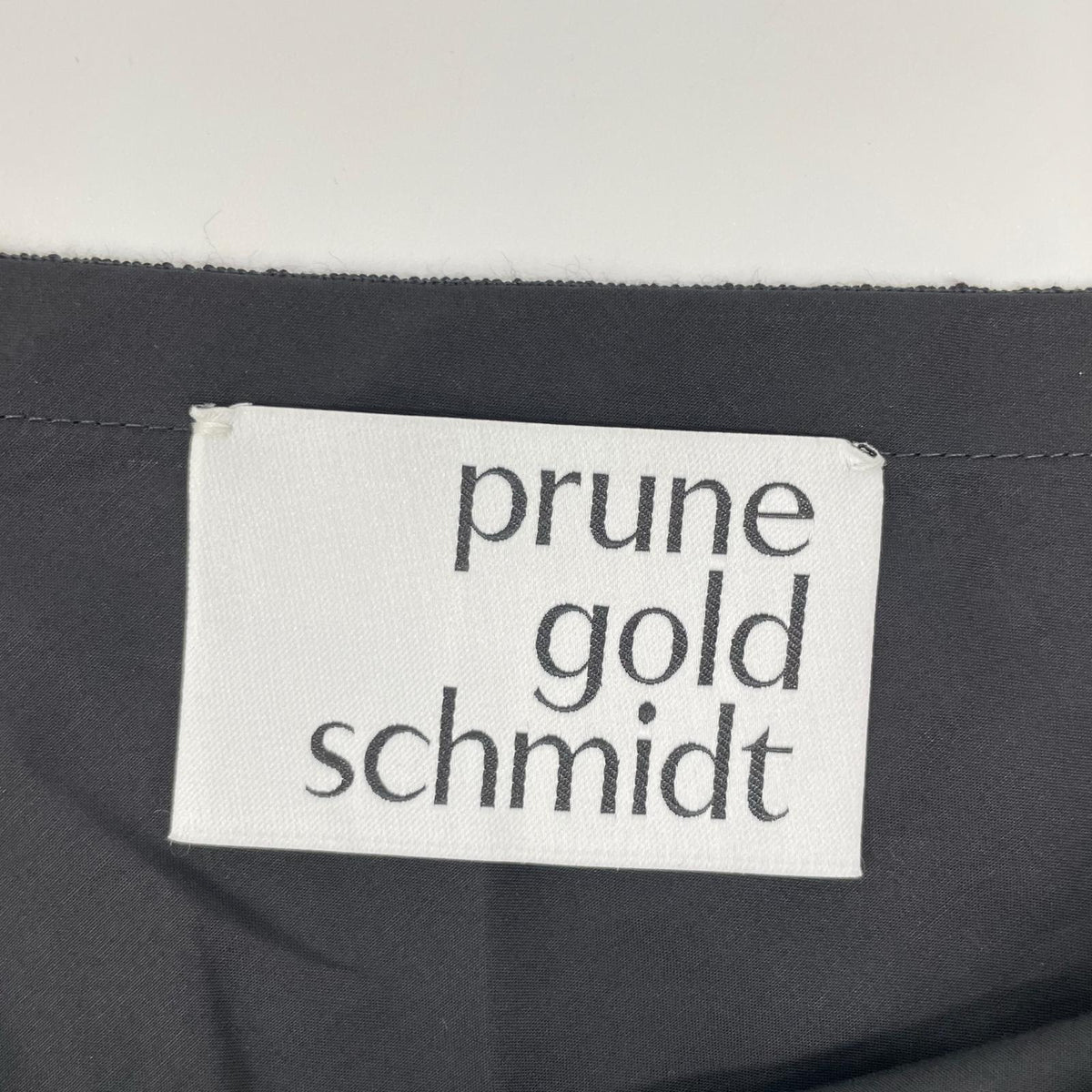 PRUNE GOLD SCHMIDT プルーンゴールドシュミット ブラック PGSS25SKI004 コットン RUFFLES MID SKIRT スカート