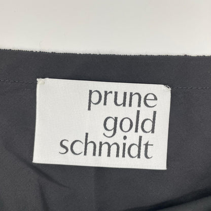 PRUNE GOLD SCHMIDT プルーンゴールドシュミット ブラック PGSS25SKI004 コットン RUFFLES MID SKIRT スカート