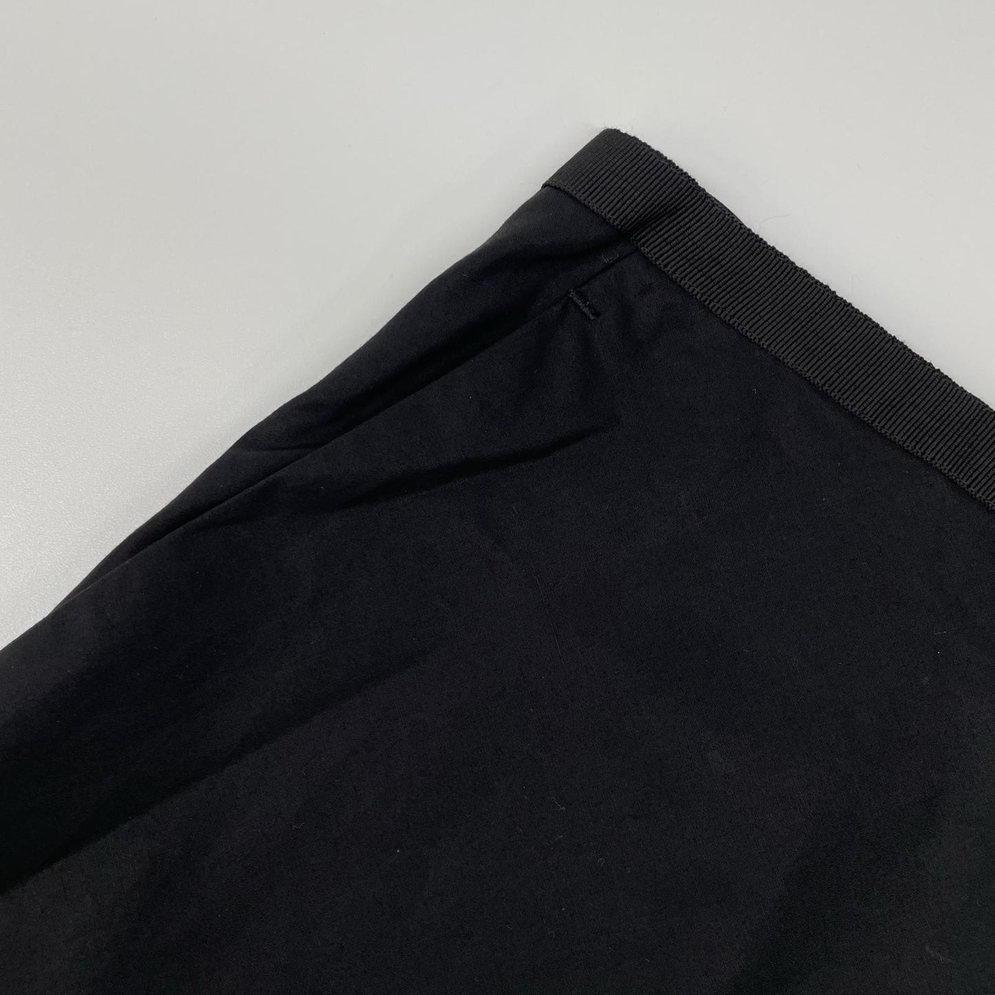 PRUNE GOLD SCHMIDT プルーンゴールドシュミット ブラック PGSS25SKI004 コットン RUFFLES MID SKIRT スカート