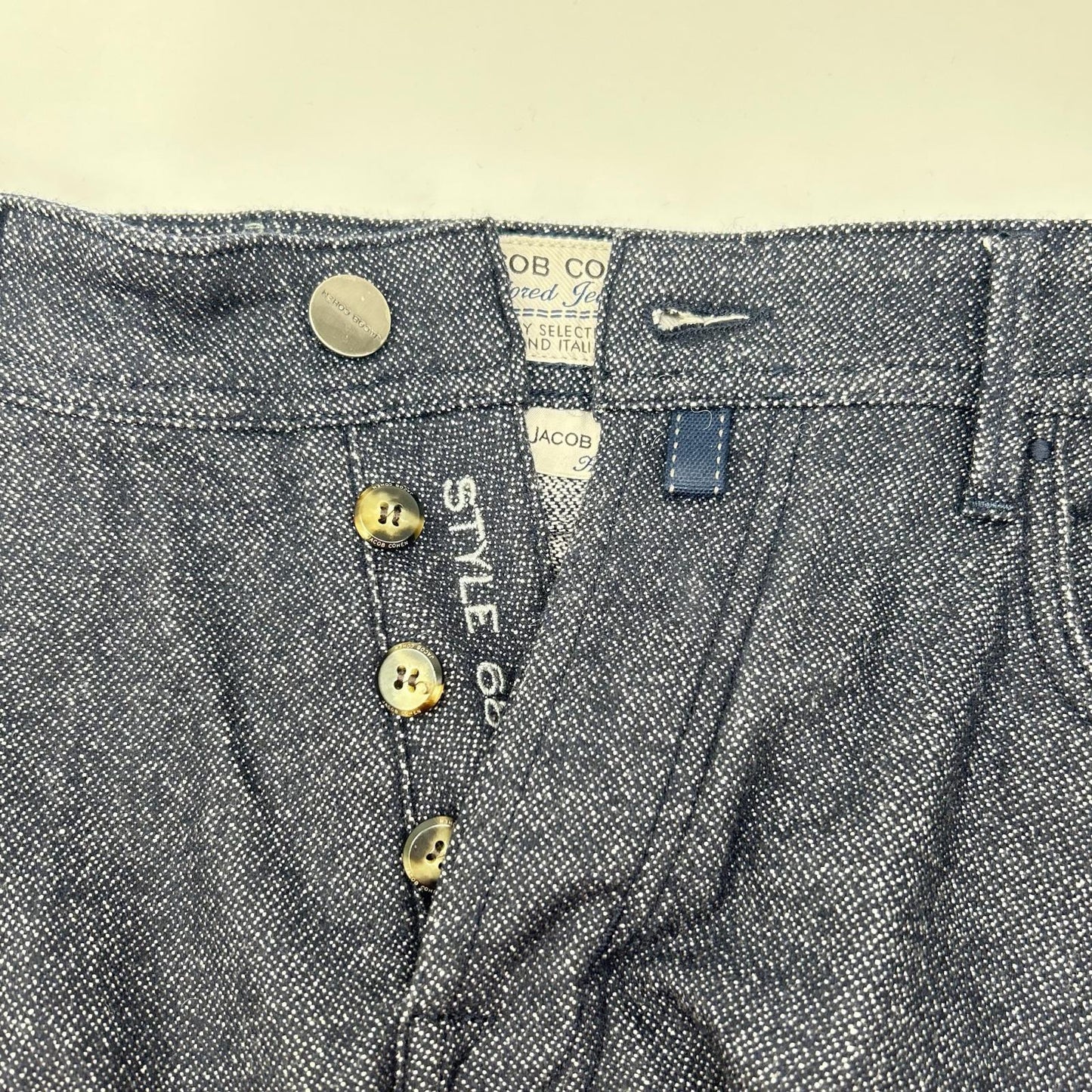 JACOB COHEN ヤコブコーエン PW688 COMPORT インディゴ ボタンフライ ストレートデニム ボトムス