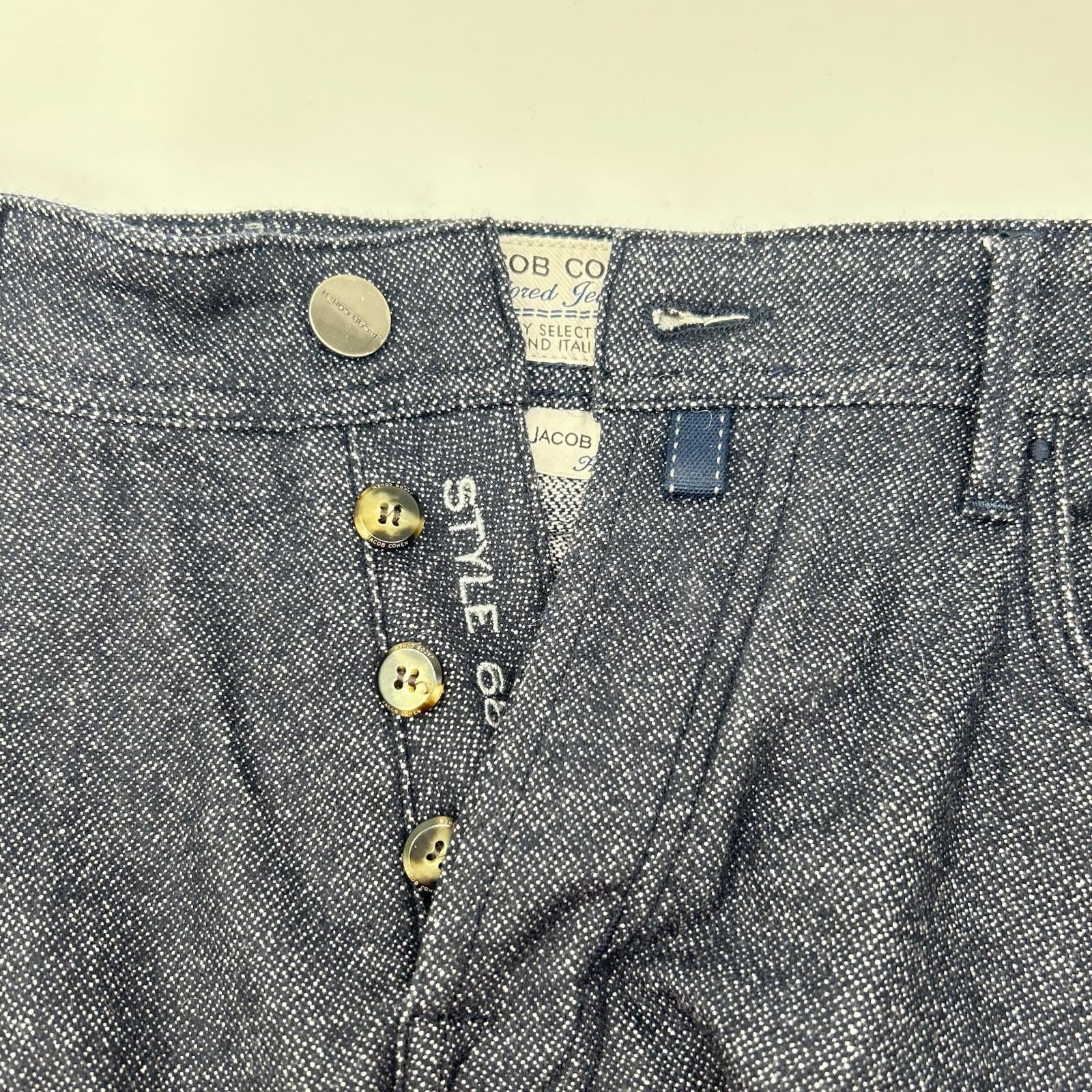 JACOB COHEN ヤコブコーエン PW688 COMPORT インディゴ ボタンフライ ストレートデニム ボトムス
