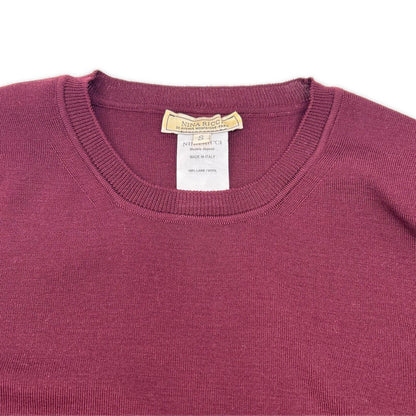NINARICCI ニナリッチ ボルドー ウール ワンピース ワンピース