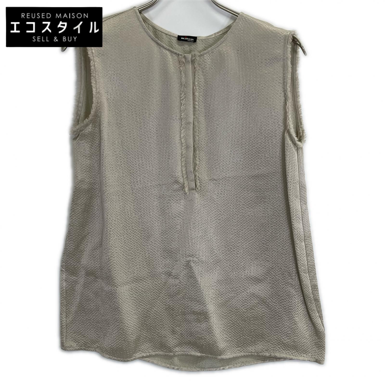 Kiton キートン D45407K09P71 シルク混 ノースリーブ トップス トップス