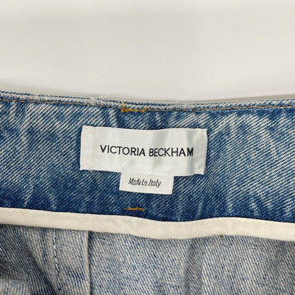 VICTORIABECKHAM ヴィクトリアベッカム 1125DSK006000A ブルー 25SS サイドジップ デニムスカート スカート