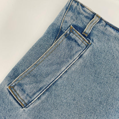 VICTORIABECKHAM ヴィクトリアベッカム 1125DSK006000A ブルー 25SS サイドジップ デニムスカート スカート