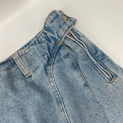 VICTORIABECKHAM ヴィクトリアベッカム 1125DSK006000A ブルー 25SS サイドジップ デニムスカート スカート