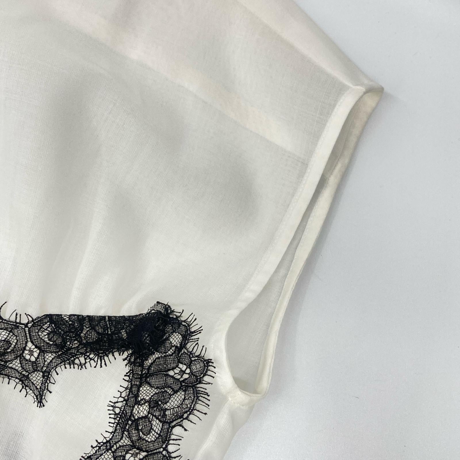 sacai サカイ 26ss　26-08506 ホワイト Wool Organza Shirt トップス