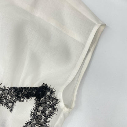 sacai 26ss 26-08506 white Wool Organza Shirt top