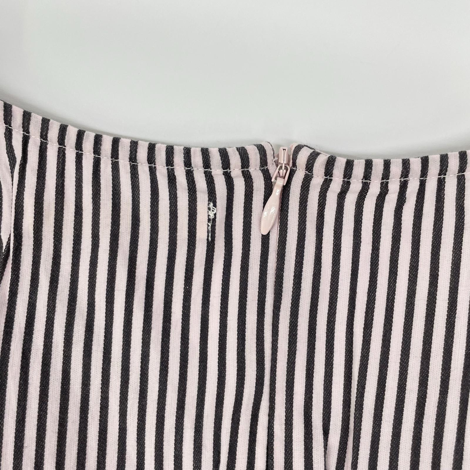 ne quittez pas ヌキテパ 010451GF1 ピンク Cotton Poplin Wave Tuck Dress ワンピース