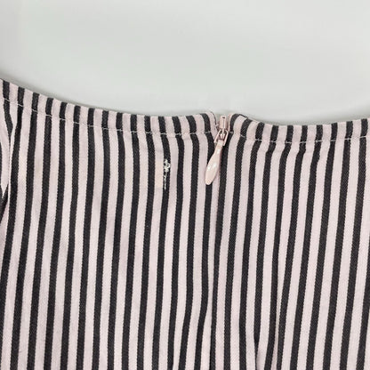 ne quittez pas ヌキテパ 010451GF1 ピンク Cotton Poplin Wave Tuck Dress ワンピース