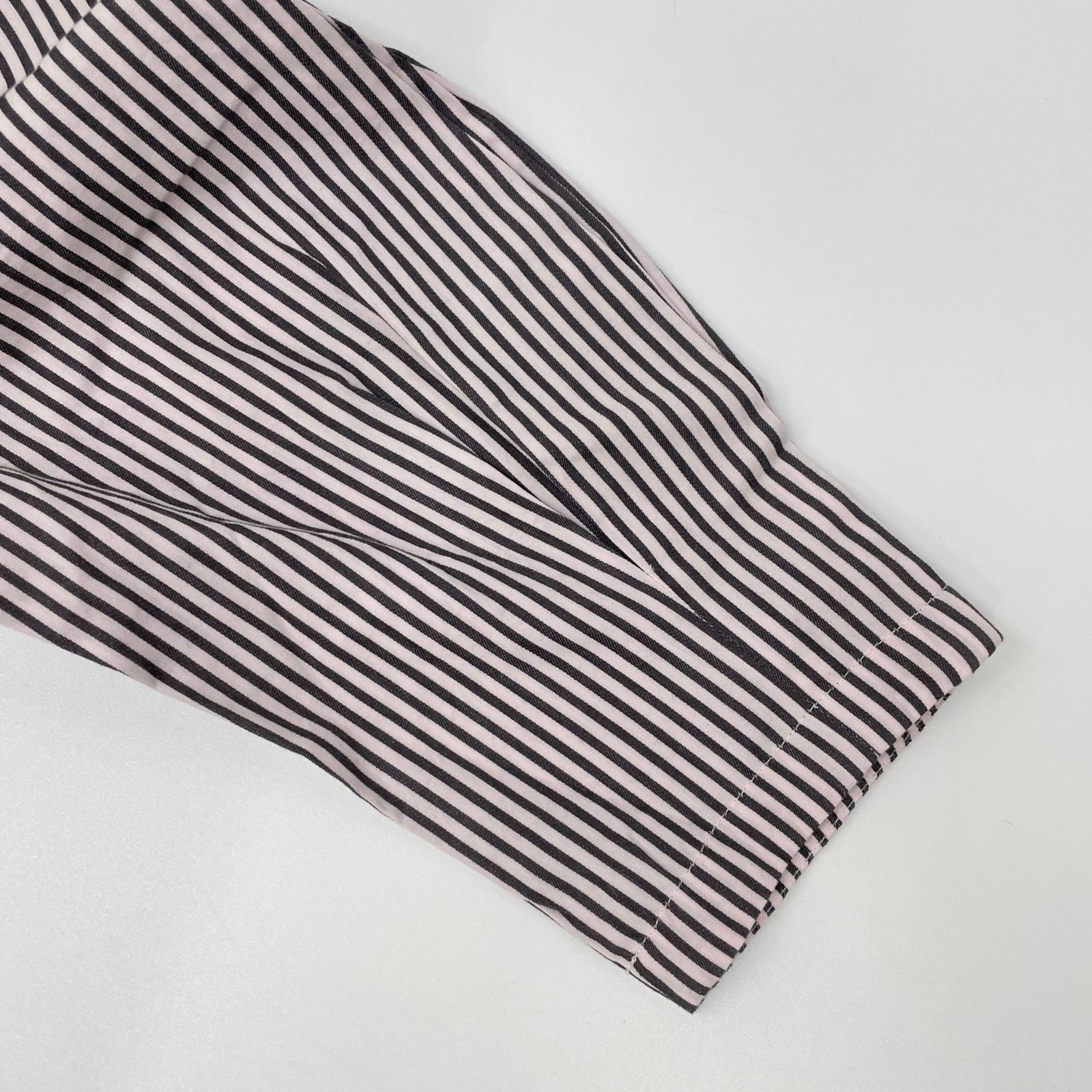 ne quittez pas ヌキテパ 010451GF1 ピンク Cotton Poplin Wave Tuck Dress ワンピース