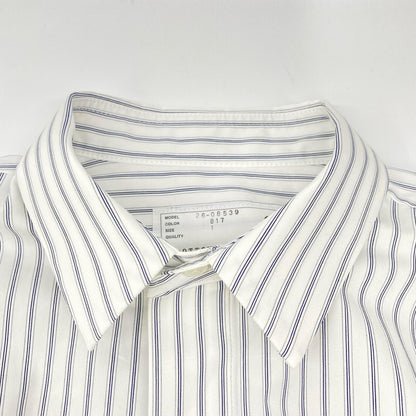 sacai サカイ 26SS 26-08539 ホワイト ストライプ レース Poplin Shirt シャツ トップス