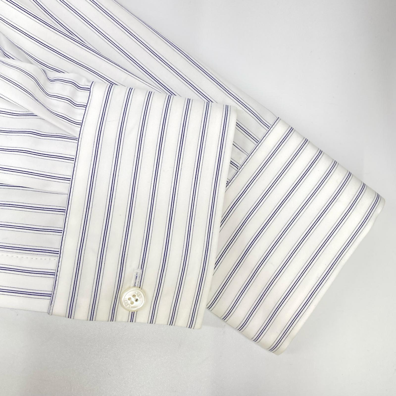sacai サカイ 26SS 26-08539 ホワイト ストライプ レース Poplin Shirt シャツ トップス