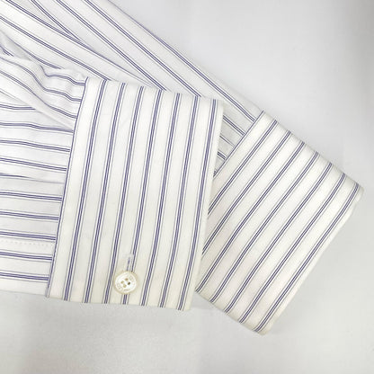 sacai サカイ 26SS 26-08539 ホワイト ストライプ レース Poplin Shirt シャツ トップス