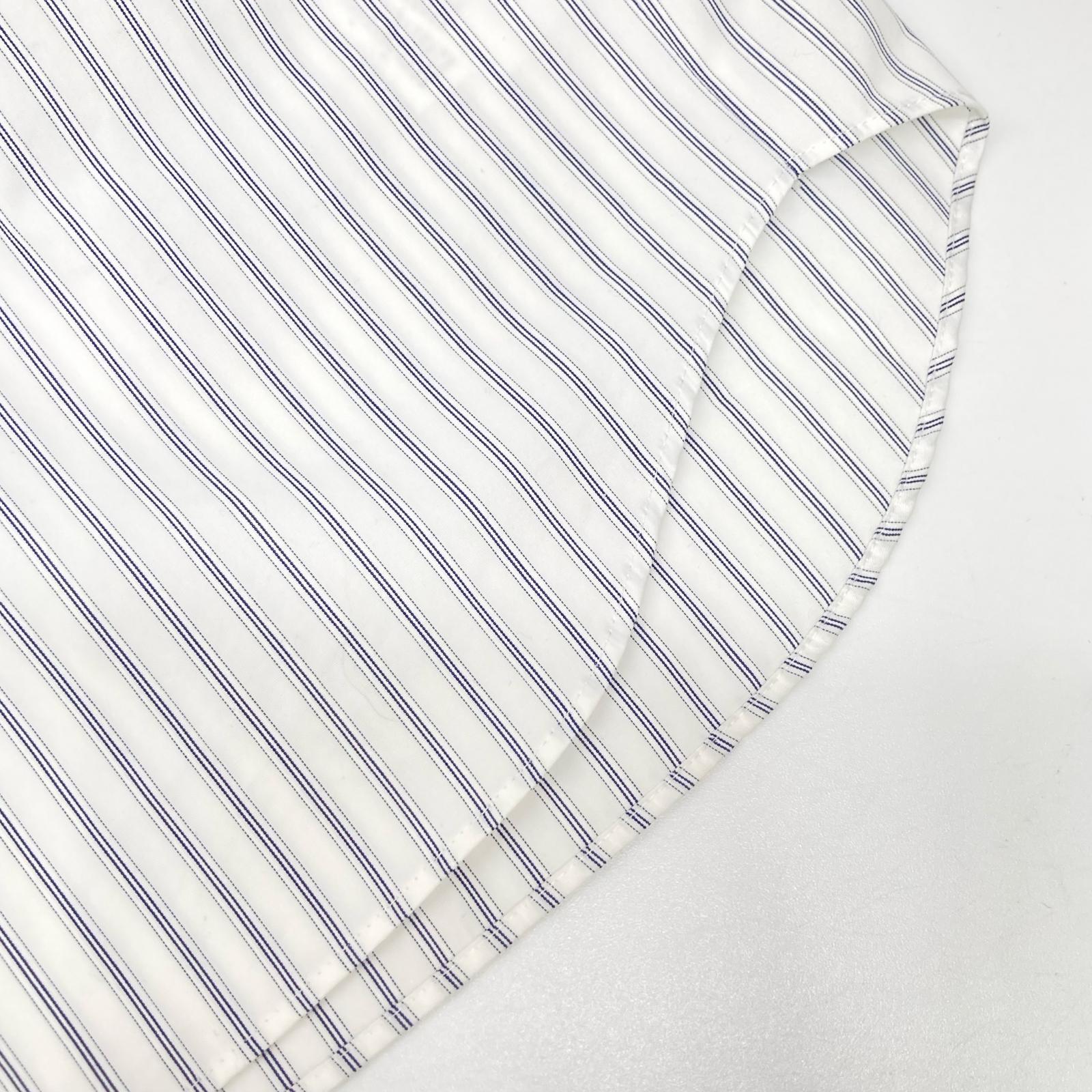 sacai サカイ 26SS 26-08539 ホワイト ストライプ レース Poplin Shirt シャツ トップス
