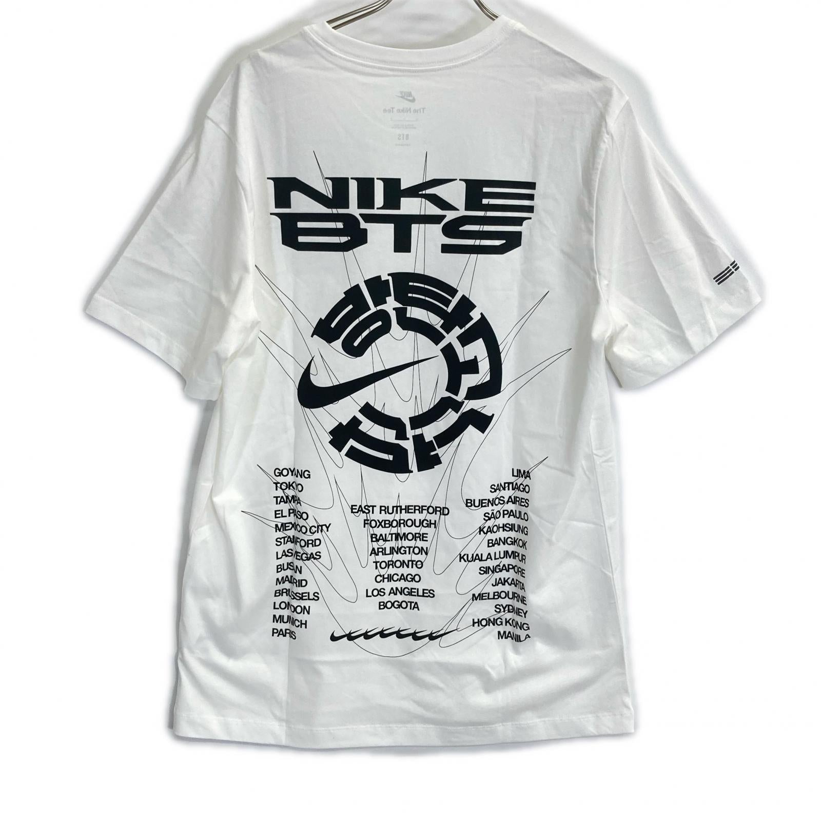 NIKE ナイキ ×BTS ホワイト 2026-2027ワールドツアー Tシャツ トップス