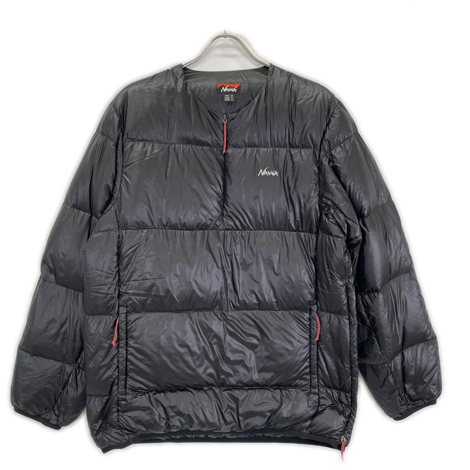 NANGA ナンガ NW2441-1A805 ブラック MOUNTAIN LODGE DOWN CREW NECK TOP ダウントップス トップス