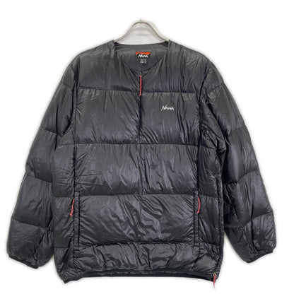NANGA ナンガ NW2441-1A805 ブラック MOUNTAIN LODGE DOWN CREW NECK TOP ダウントップス トップス
