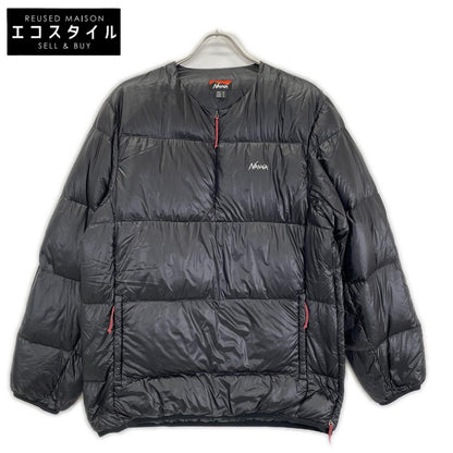 NANGA ナンガ NW2441-1A805 ブラック MOUNTAIN LODGE DOWN CREW NECK TOP ダウントップス トップス