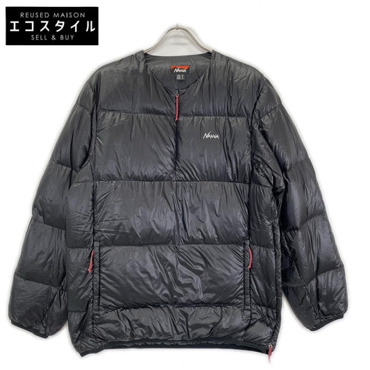 NANGA ナンガ NW2441-1A805 ブラック MOUNTAIN LODGE DOWN CREW NECK TOP ダウントップス トップス