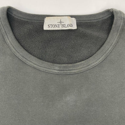 STONE ISLAND ストーンアイランド 811563920 グレー ワッペン 裏起毛 スウェット トレーナー トップス