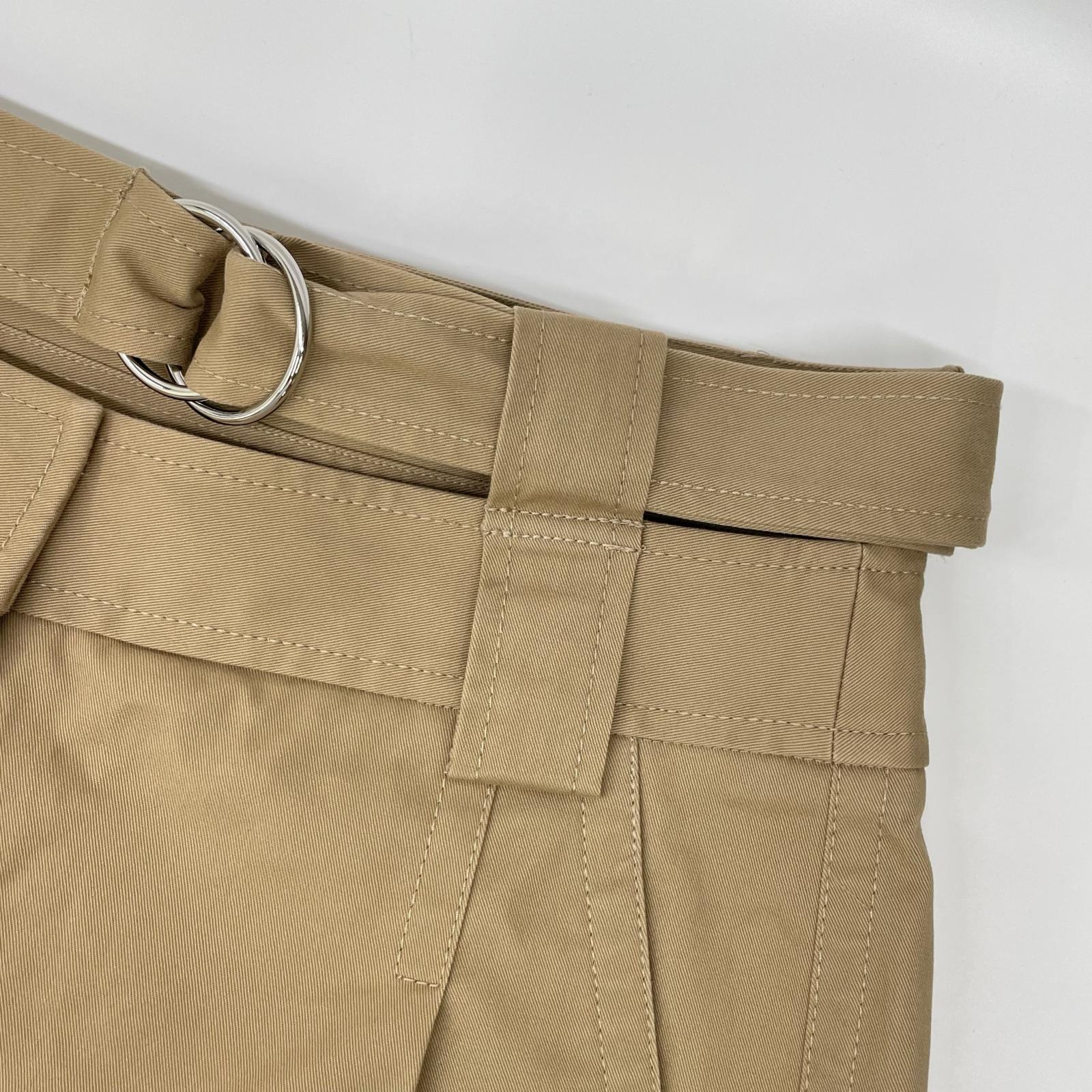 tibi ティビ 430-0230006 ベージュ ベルテッド パンツ ボトムス