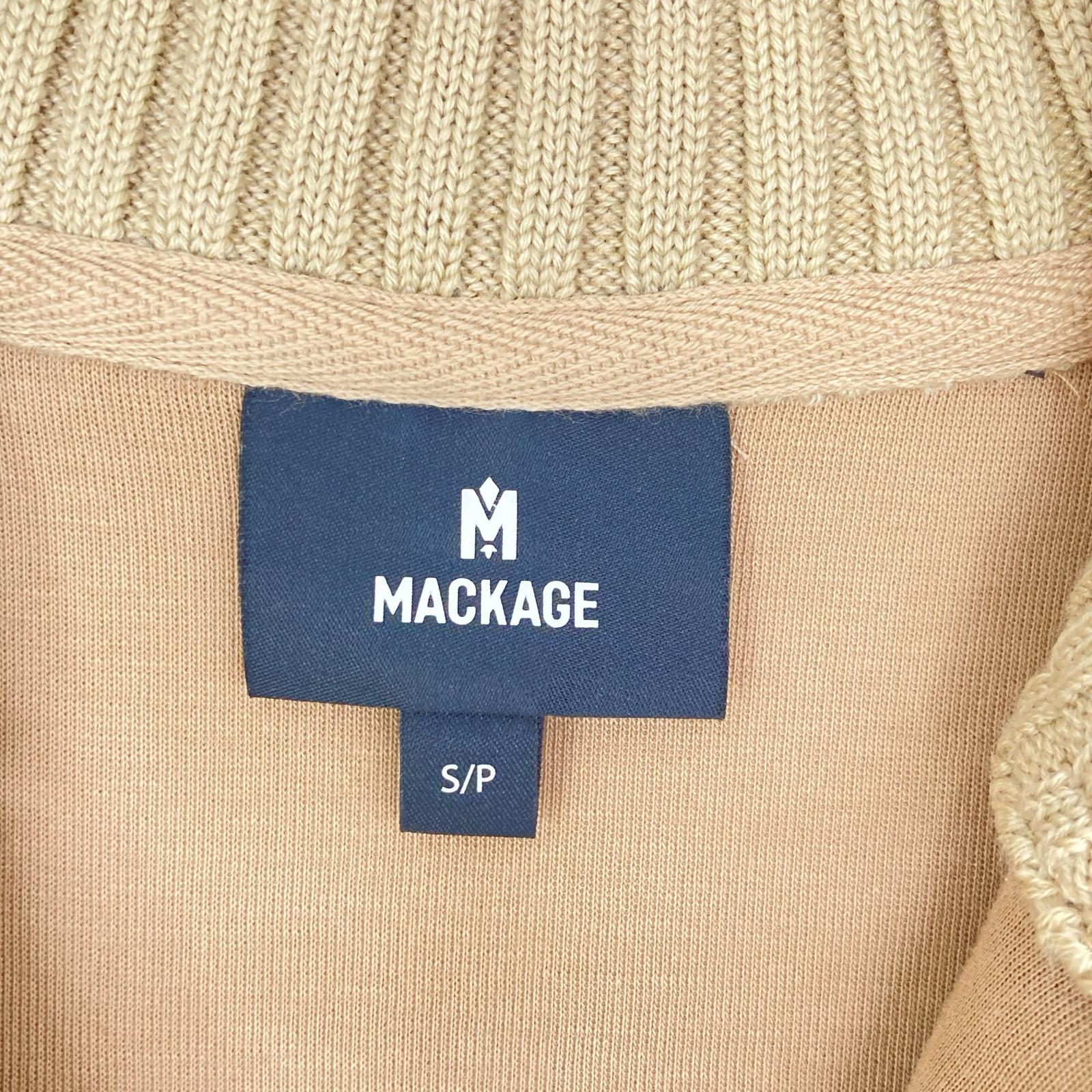Mackage マッカージュ 11752701-5A ベージュ×カモフラ ハーフZIP トップス トップス