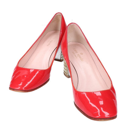 Kate spade ケイトスペード パテント チャンキーヒール パンプス シューズ