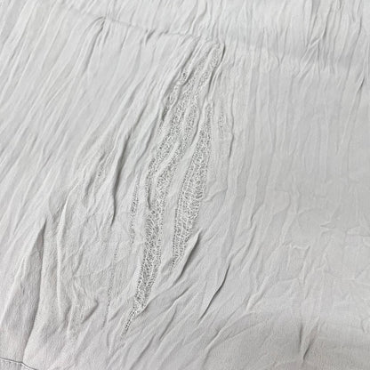BRUNELLO CUCINELLI ブルネロクチネリ 18年 グレー 33TS001 モニーレ フリルスリーブ ワンピース ワンピース